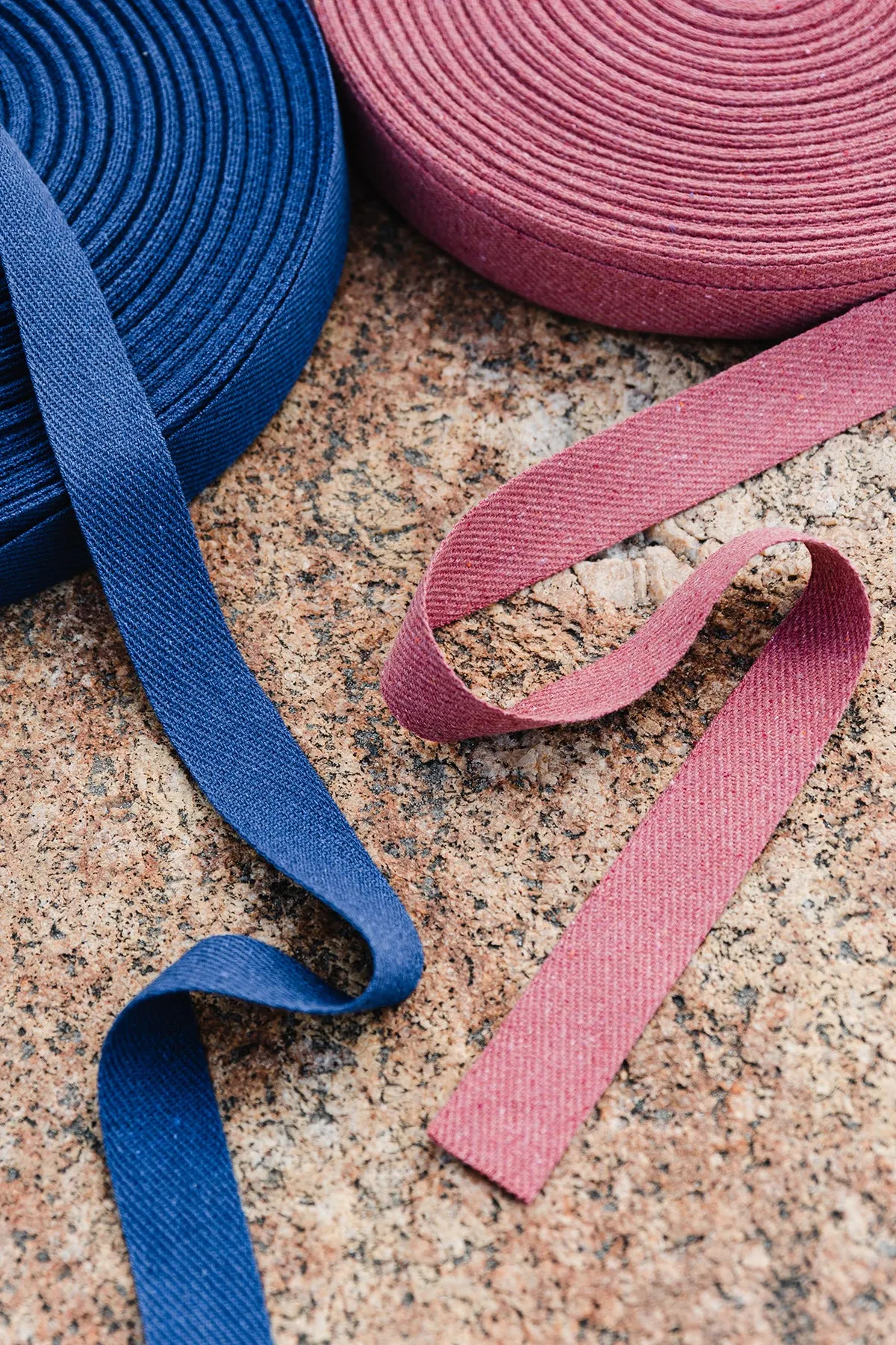 Rescue cotton ribbon — berry blue