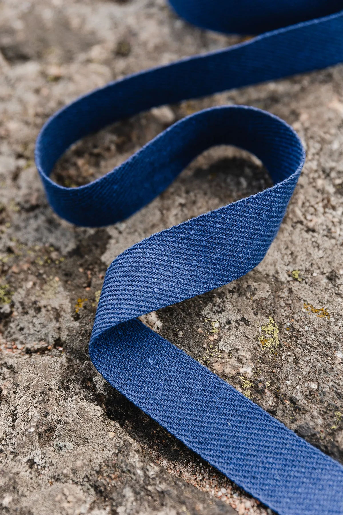 Rescue cotton ribbon — berry blue