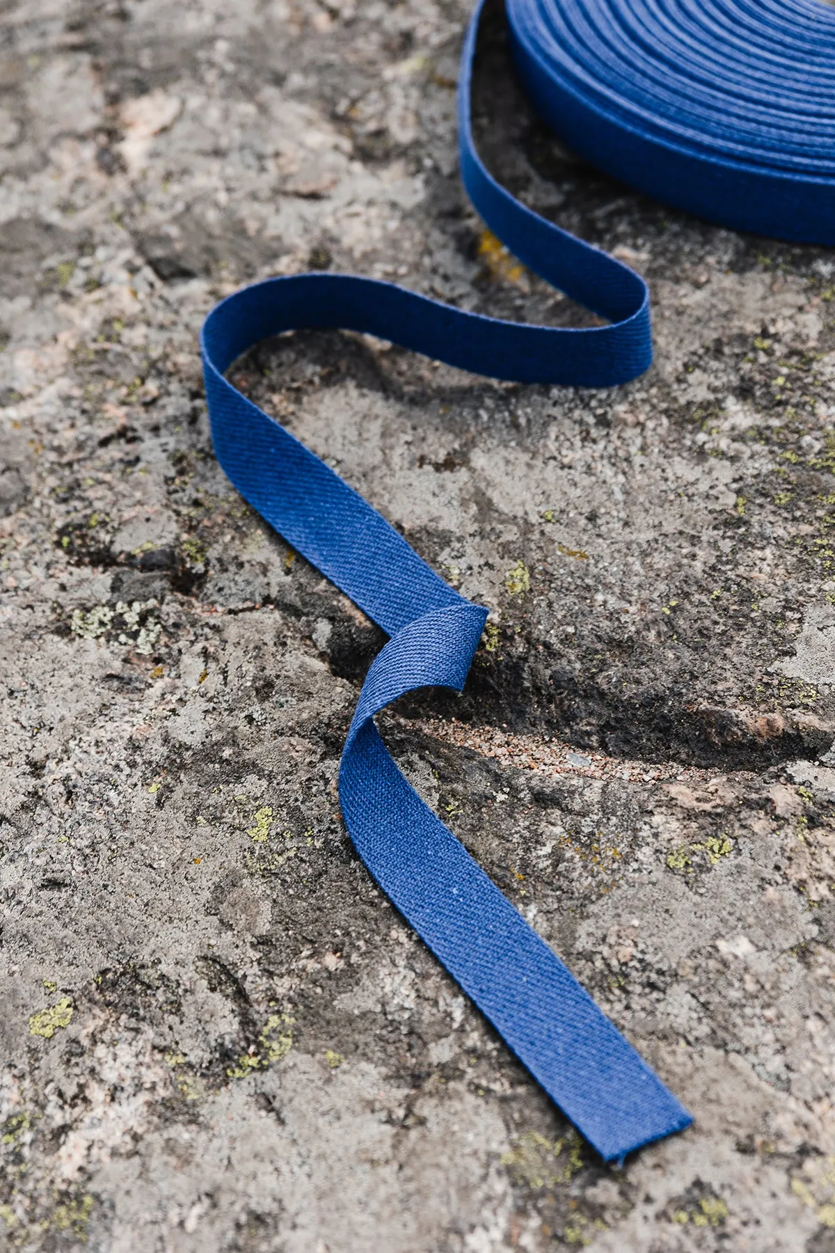 Rescue cotton ribbon — berry blue