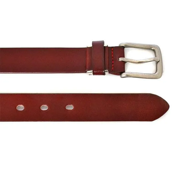 RUSSELL - Unisex Tan Genuine Leather Belt