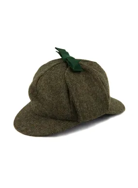 Sherlock British Wool Tweed Deerstalker Hat