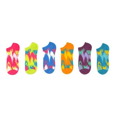 Sock House Co. Tie Dye Socks 6 Pair Pack Lowcut Socks