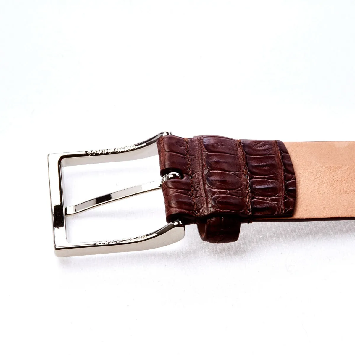 Sovereign Grade Cognac Crocodile Belt