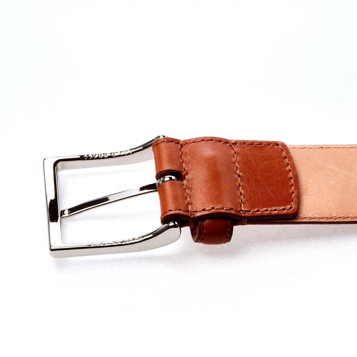 Sovereign Grade Light Brown Calfskin Dress Belt