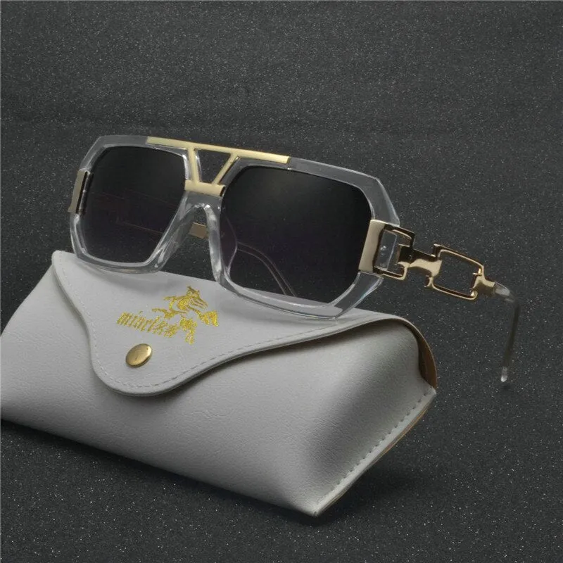 Square Pilot Large Frame Sunglasses