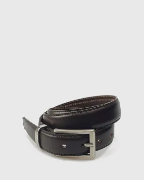 VINCENT& FRANKS / ROUGE 609B ITA BROWN LEATHER BELT